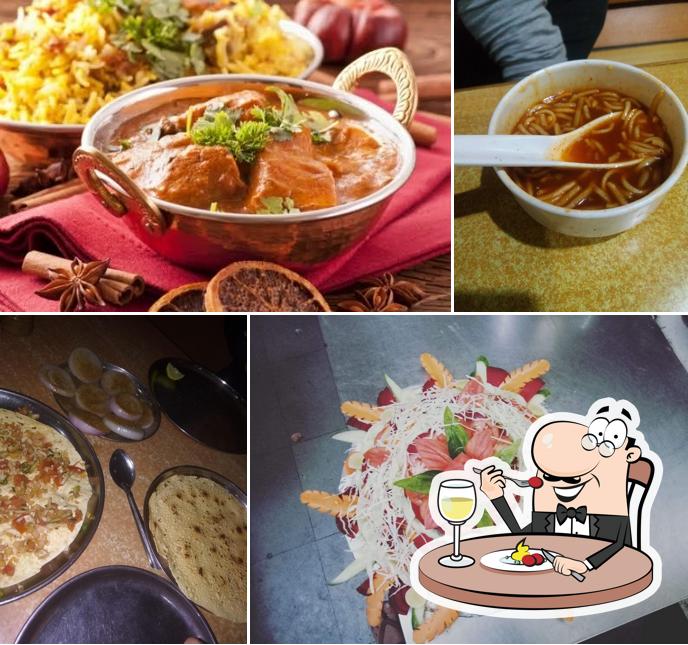 Food at Rajdhani Hotel