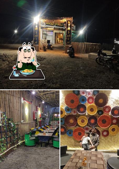 Take a look at the picture depicting food and exterior at AAOJI KHAOJI RESTAURANT Veg and Nonveg