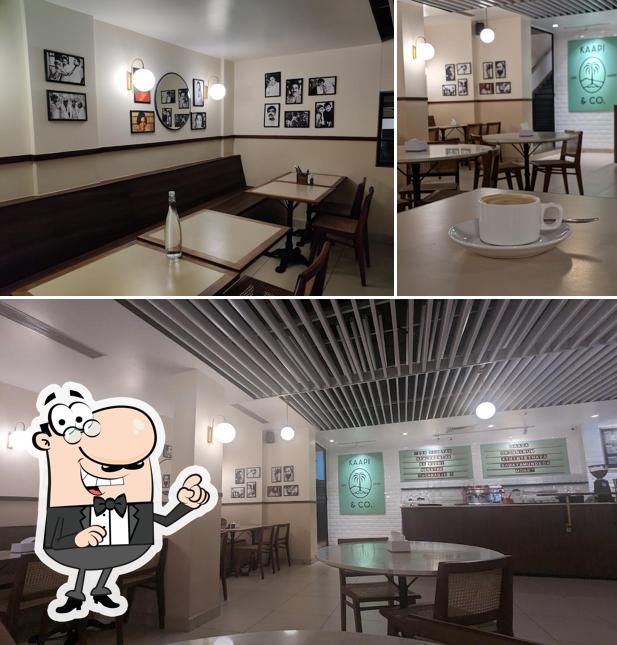 The interior of Kaapi & Co