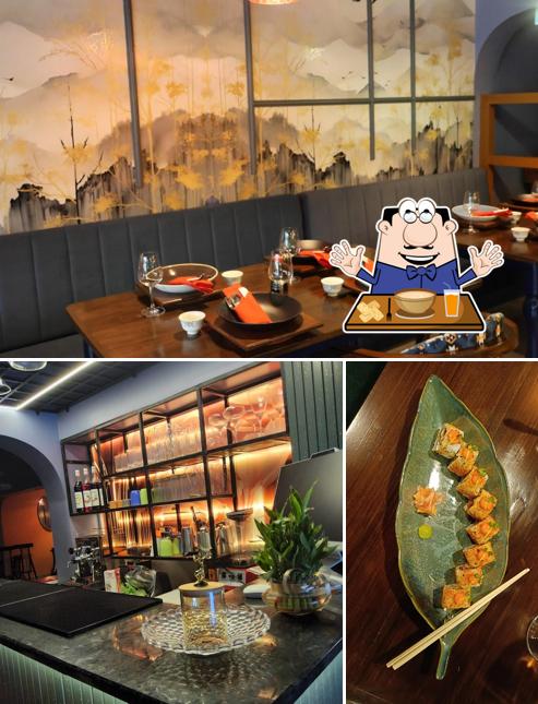 Among different things one can find food and beverage at Masato.asianbistro