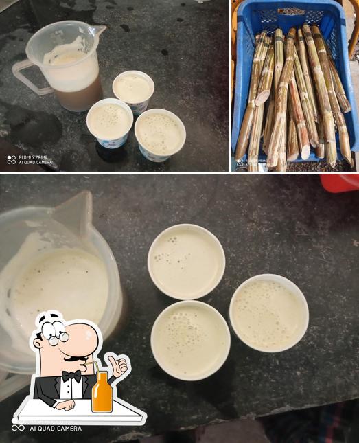 Enjoy a beverage at Mauli Cane Juice