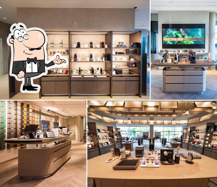 Dai un'occhiata agli interni di Nespresso Boutique