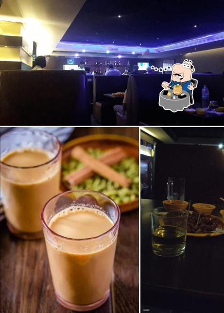 The photo of food and interior at Time Bar