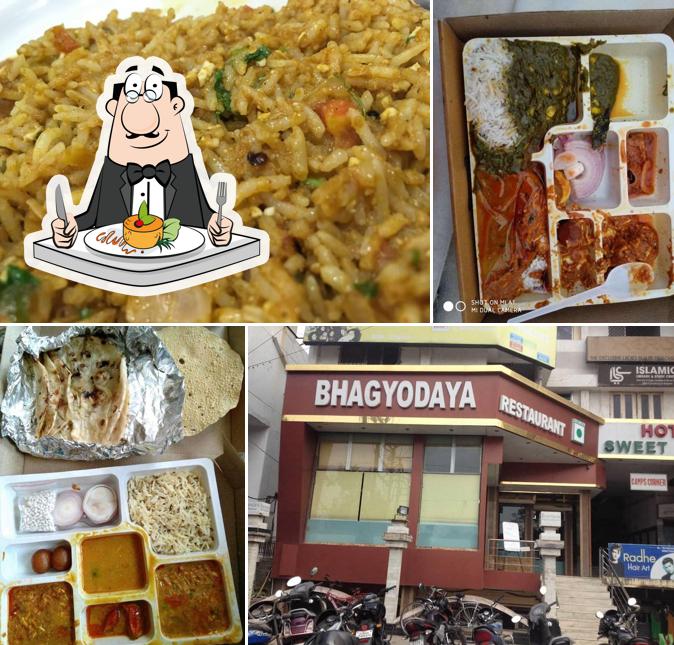 Food at Bhagyodaya Restaurant Paneer Chinese