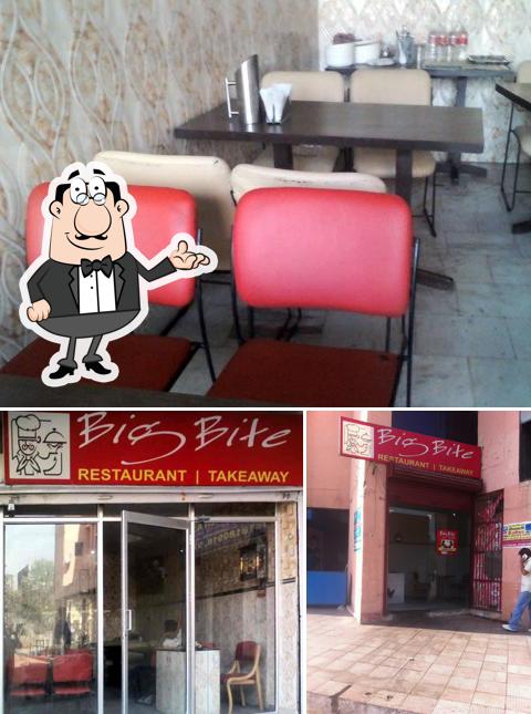 The interior of Big Bite