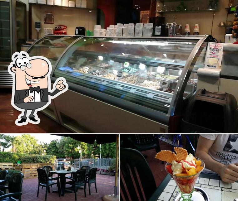 MILLE VOGLIE bar e gelateria si caratterizza per la interni e cibo