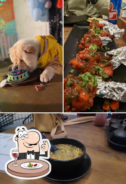 Food at Pups and Cups