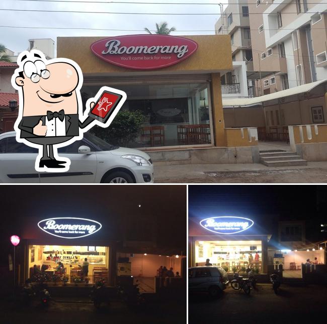 Enjoy the view at the outside area of Boomerang