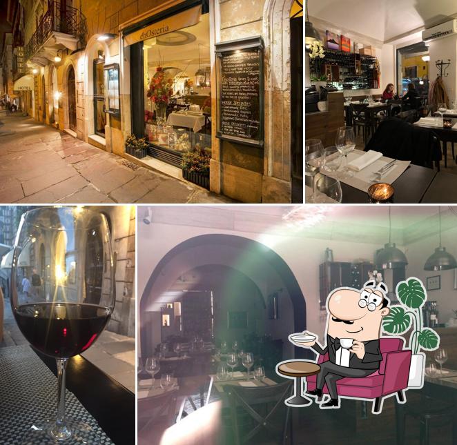Dai un'occhiata agli interni di EnOsteria Capolecase