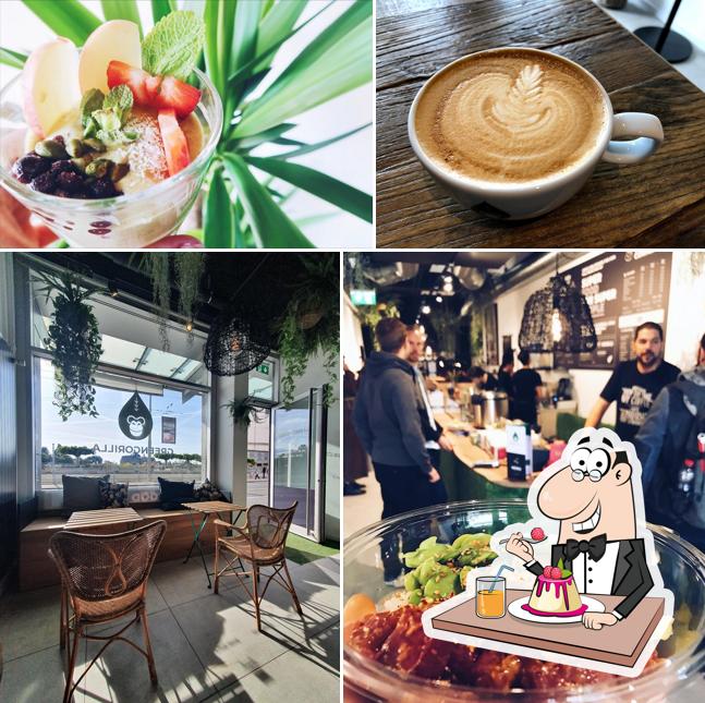 Green Gorilla Café propone un'ampia selezione di dessert