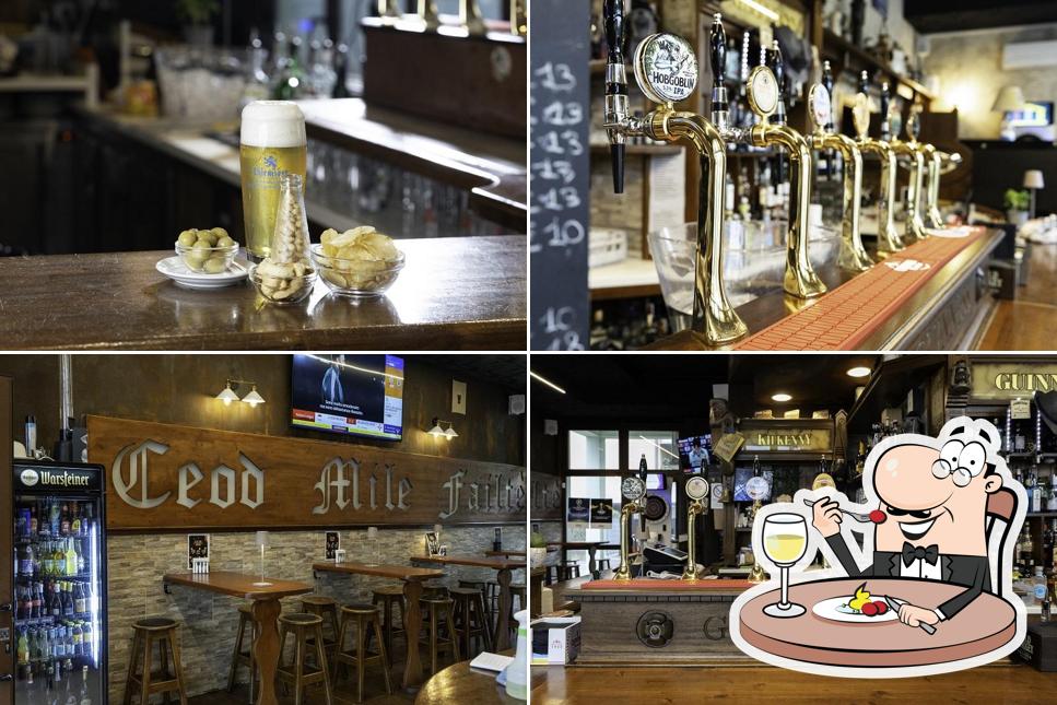 Aesling Irish Pub Gintoneria e Champagneria si caratterizza per la cibo e interni