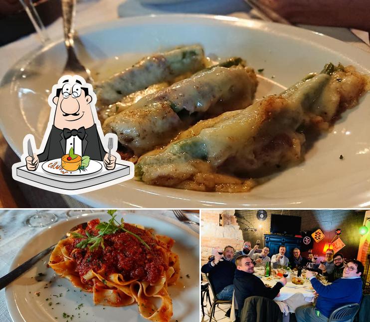 Questa è la foto che mostra la cibo e interni di Agriturismo Taurasi