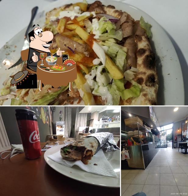 La immagine di cibo e esterno da PIZZERIA KEBAP degli FORNO A LEGNA