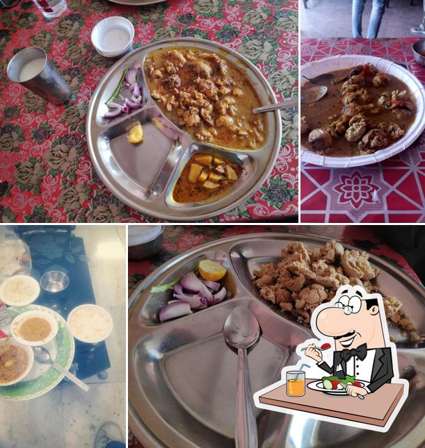 Food at Shekhawati Pavitra Bojanalay Heerawala dal bati churma