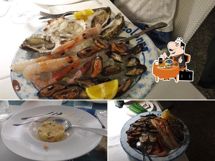 Cozze al Ristorante La Colonna