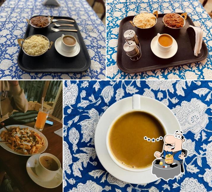 Food at Blue Door Cafe