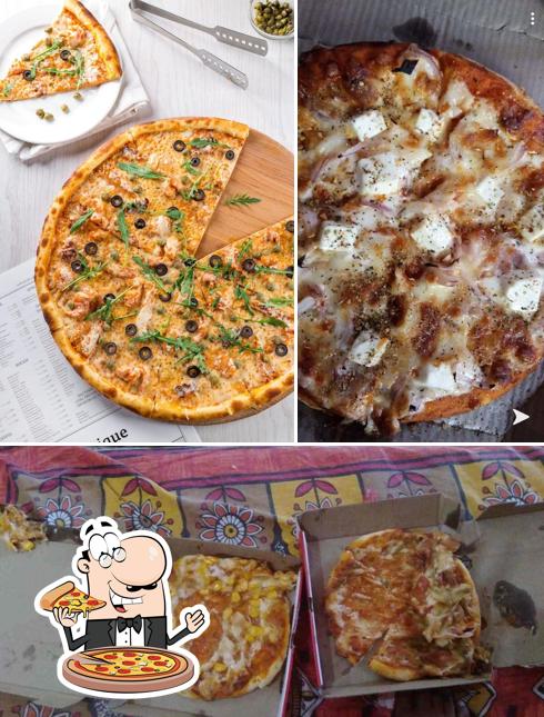 Order various types of pizza