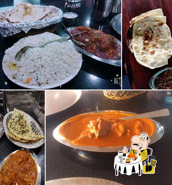 Food at Mallu's Dhaba