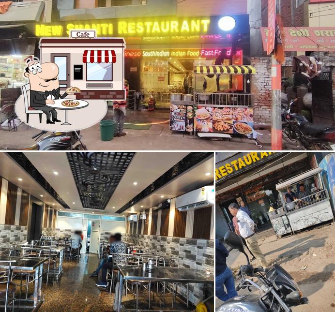 The exterior of New Shanti Restaurant