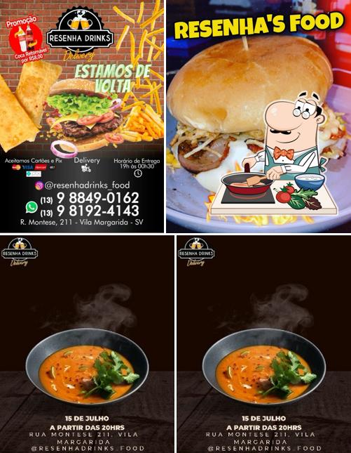 Curry de frango em Resenha Drinks & Food