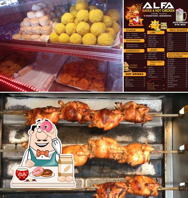 Alfa Bakes & Hot chicken offers a variety of desserts