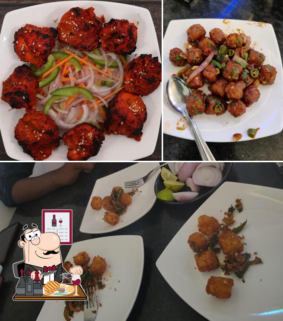 Get meat dishes at Anushree Family and garden restaurant