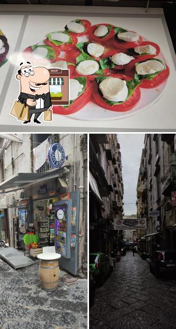 Questa è la immagine che presenta la esterno e cibo di Bar Puebla