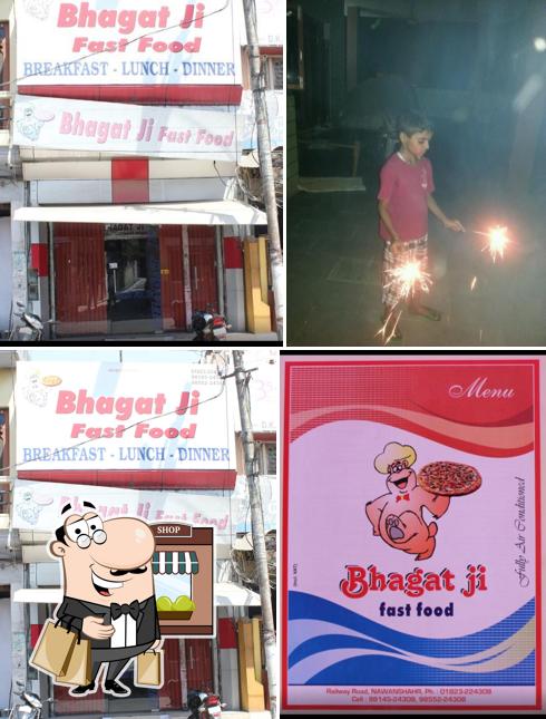 The exterior of Bhagat Ji Fast Food