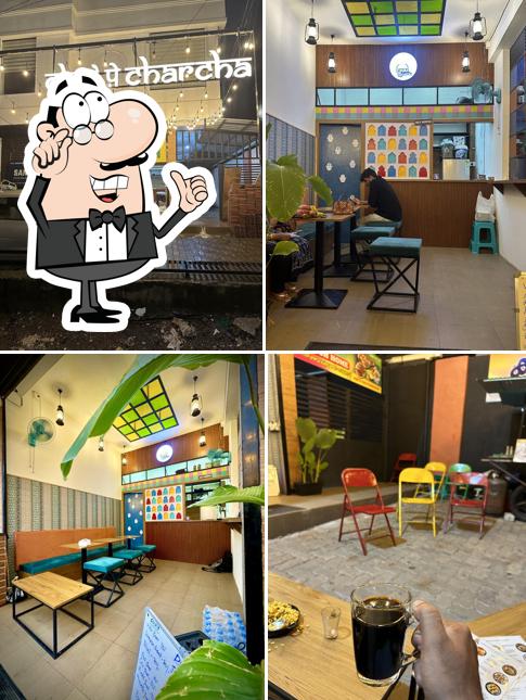 The interior of Chai Pe Charcha Cafe