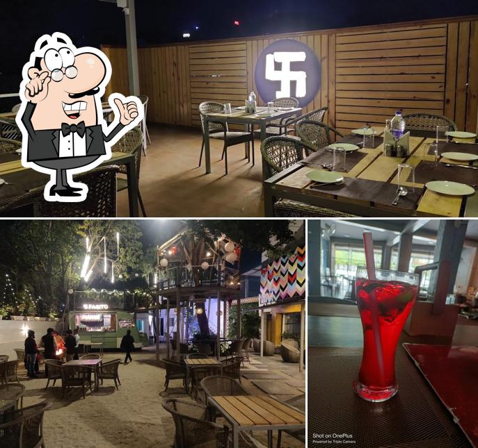 The picture of FAGITO’s interior and alcohol