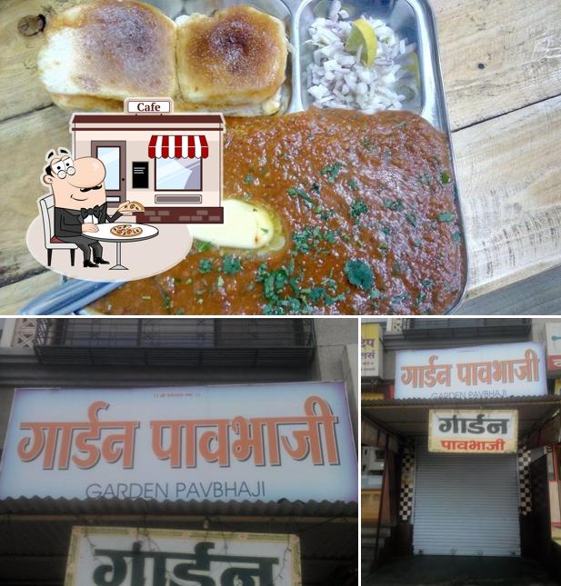 Among different things one can find exterior and food at Garden Pavbhaji (old) since 1976