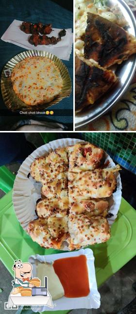 Garlic bread at Pappu pizza
