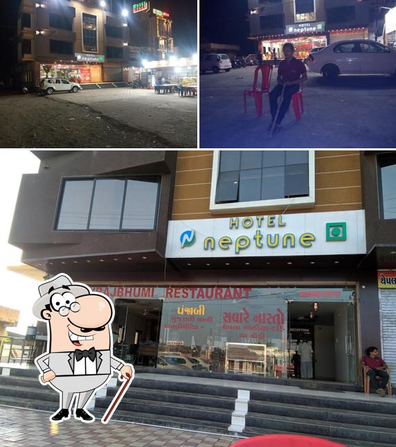 The exterior of Vrajbhumi Restaurant