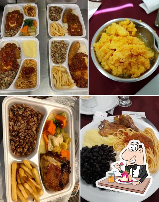 Não esqueça de pedir uma sobremesa no Frango Prensado