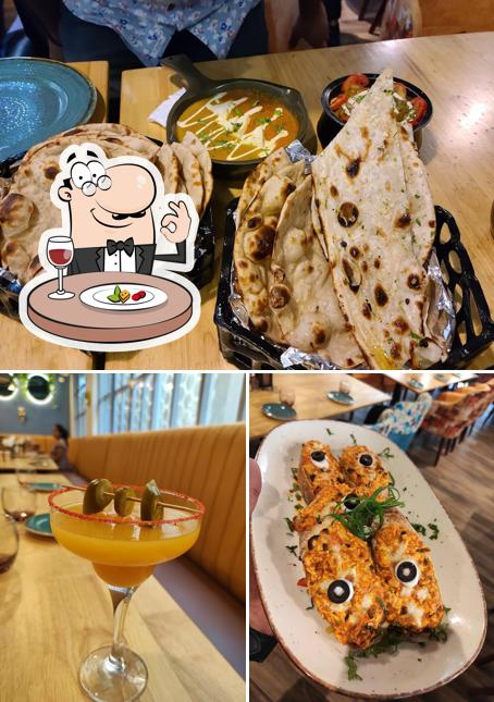 The picture of Thyme & Whisk Vegetarian Restaurant in Sarjapur Bangalore’s food and alcohol