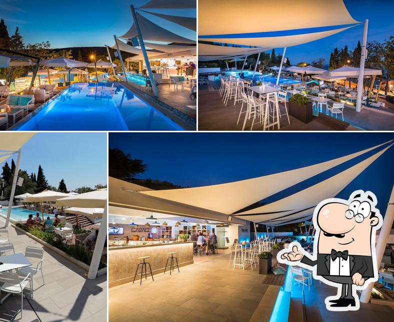 Gli interni di The Beat Beach Club