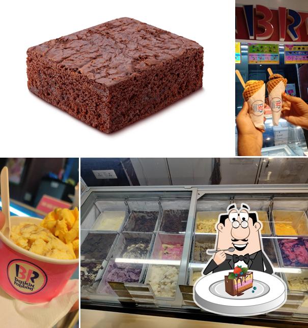 Chocolate cake at Baskin Robbins