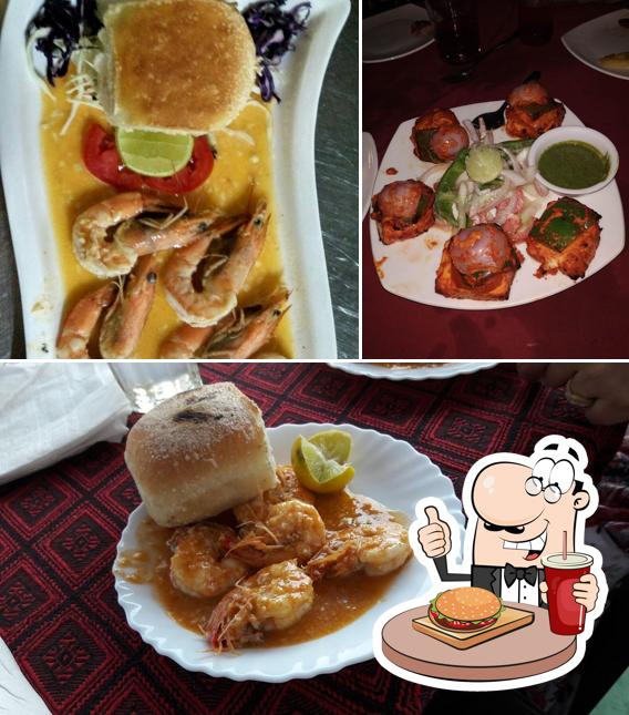 Order a burger at Betty's Place