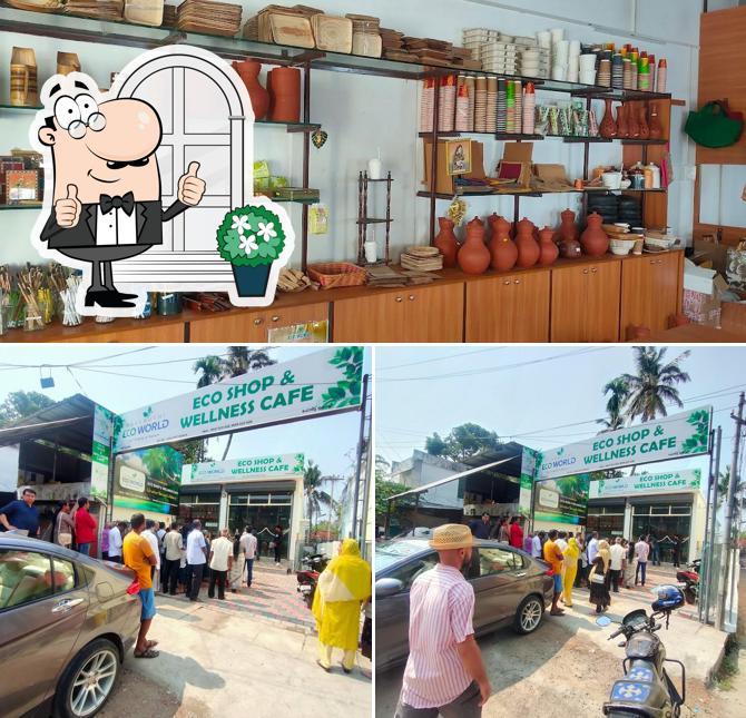The exterior of Prakruthi Eco Shop & Wellness Cafe