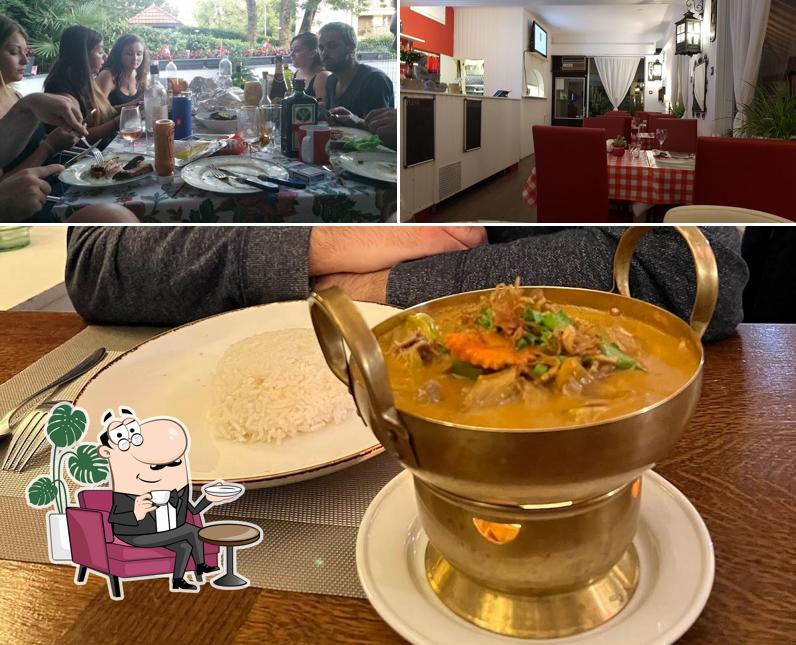 La immagine della interni e cibo di KRUATHAI restaurant