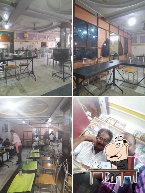 The interior of Karthik Mess