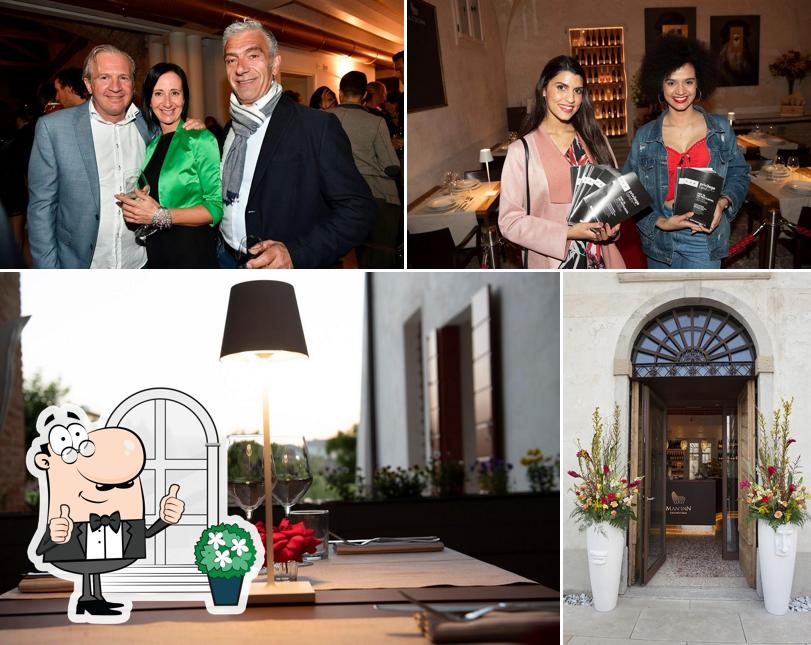Tra le diverse cose da Man'inn Osteria si possono trovare la esterno e interni