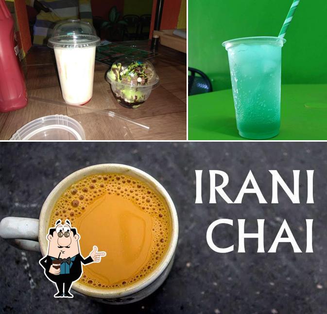 Try out different drinks available at Nizam's Royal cafe