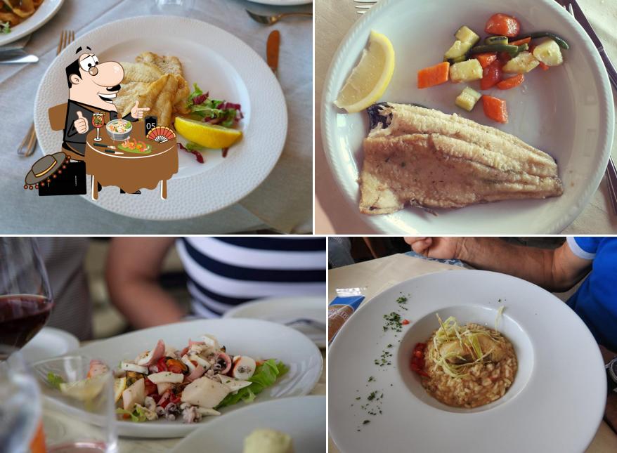 Platti al Ristorante Italia Isola dei Pescatori Stresa