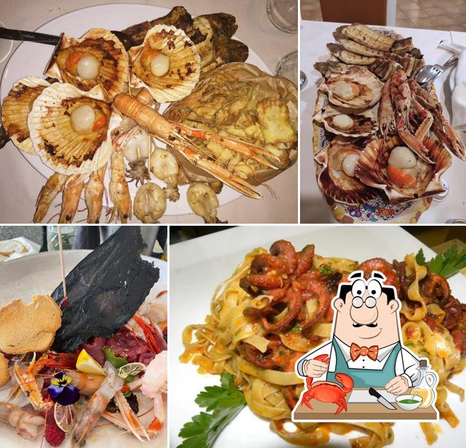 Prenditi tra i vari pasti di mare offerti a Ocaro