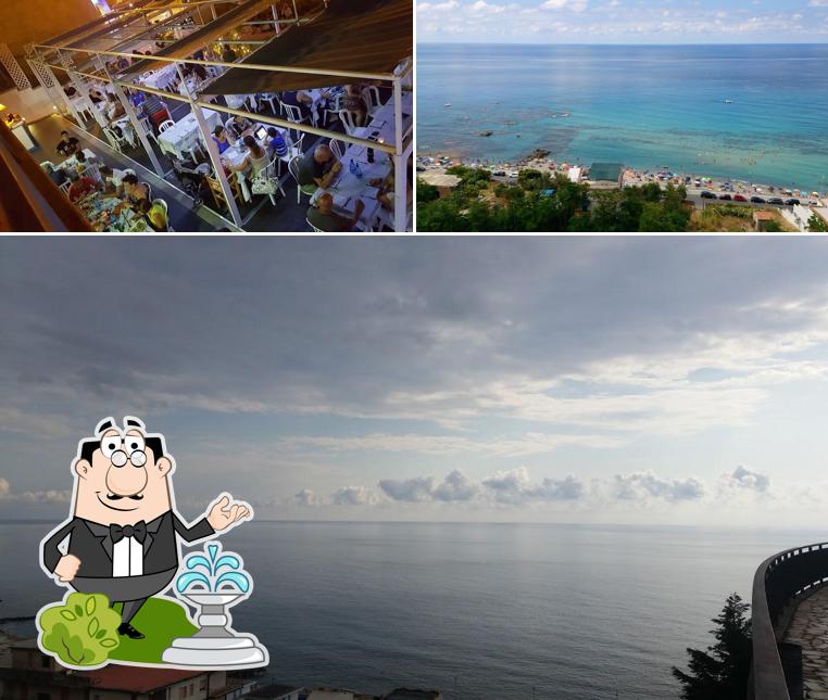 Goditi la vista dall'area esterna di Ristorante da Peppone, San Lucido