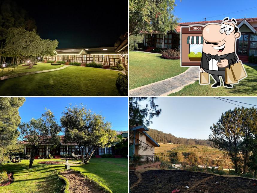 You can get some fresh air at the outside area of Sherlock