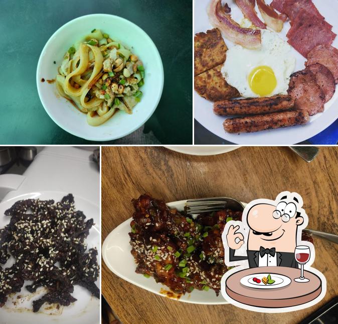 Pork chop at The Grove