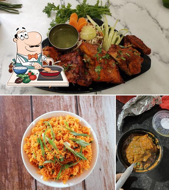 Chicken curry at cafe