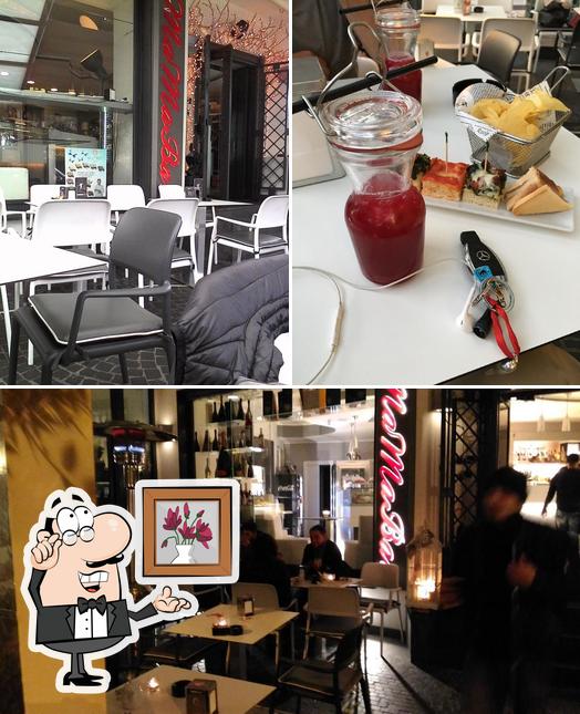 Gli interni di Mama Bar